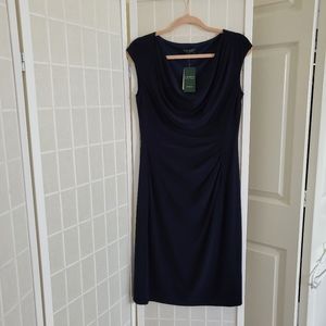 Ralph Lauren Navy Dress 10 New